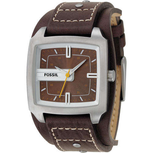 Fossil watch Casual Cuff Leather Watch - BROWN JR9990