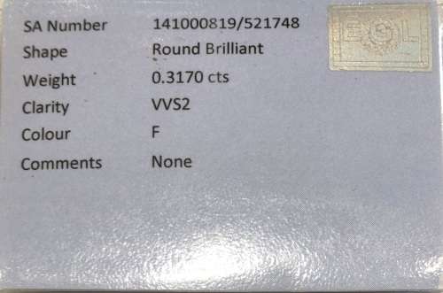 ** EGL 0.317cts DIAMOND**