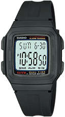 CASIO Watch STANDARD F-201W-1AUDF