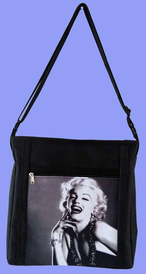 MARILYN MONROE ZIP TOP TOTE BAG 04