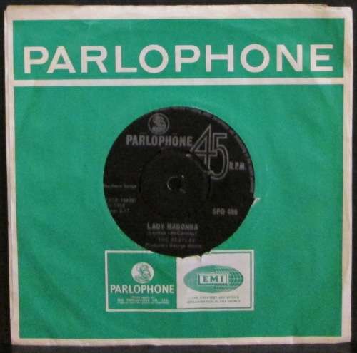 THE BEATLES - LADY MADONNA / THE INNER LIGHT (7 INCH SINGLE/VINYL)