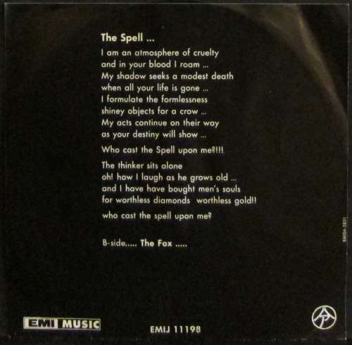 ANGIE PEACH - THE SPELL! / THE FOX (7 INCH SINGLE/VINYL)