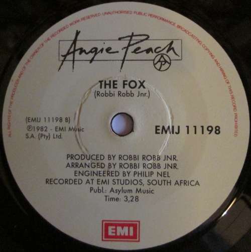 ANGIE PEACH - THE SPELL! / THE FOX (7 INCH SINGLE/VINYL)