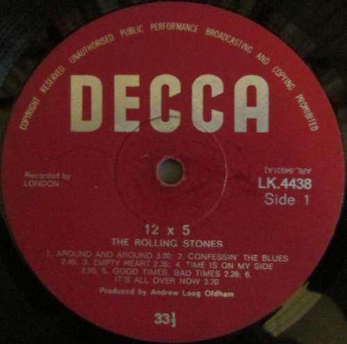 THE ROLLING STONES - 12X5 (LP/VINYL)