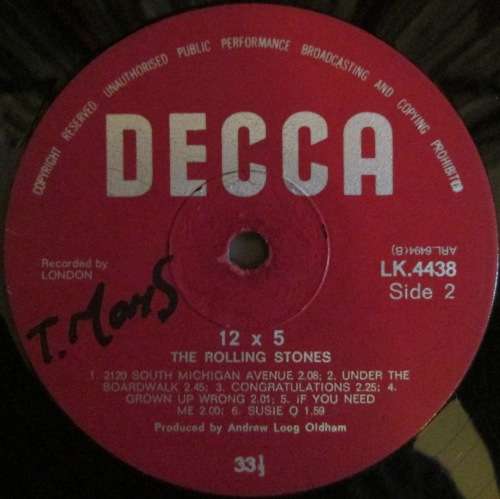 THE ROLLING STONES - 12X5 (LP/VINYL)