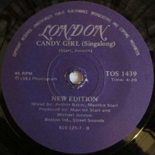 NEW EDITION - CANDY GIRL (7 INCH SINGLE/VINYL)