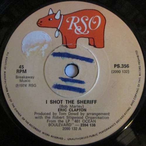 ERIC CLAPTON - I SHOT THE SHERIFF / GIVE ME STRENGTH (7 INCH SINGLE/VINYL)