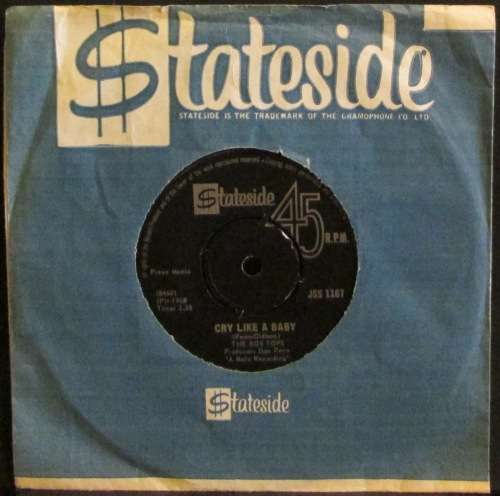 THE BOX TOPS - CRY LIKE A BABY / THE DOOR YOU CLOSED TO ME (7 INCH SINGLE/VINYL)