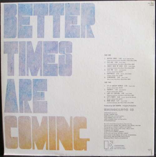 RHINOCEROS - BETTER TIMES ARE COMING (LP/VINYL)
