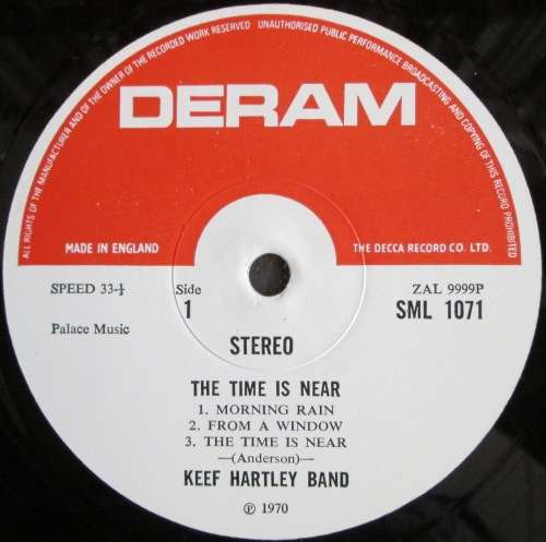 KEEF HARTLEY BAND - THE TIME IS NEAR¿. (LP/VINYL)