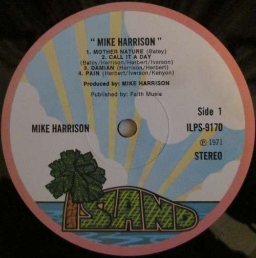 MIKE HARRISON - MIKE HARRISON (LP/VINYL)