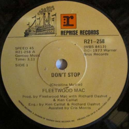 FLEETWOOD MAC - DON¿T STOP / NEVER GOING BACK AGAIN  (SEVEN INCH SINGLE/VINYL)