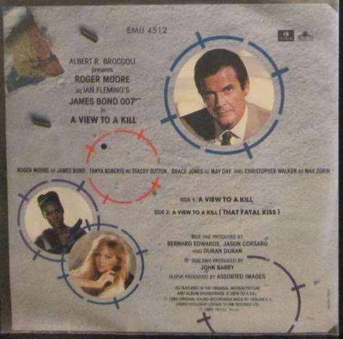 DURAN DURAN - A VIEW TO A KILL (SEVEN INCH SINGLE/VINYL)