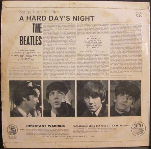 THE BEATLES - A HARD DAY¿S NIGHT (LP/VINYL)