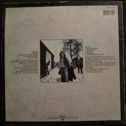 DAVID GILMOUR - DAVID GILMOUR (LP/VINYL)