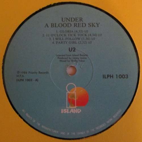 U2 - LIVE ¿UNDER A BLOOD RED SKY¿ (LP/VINYL)