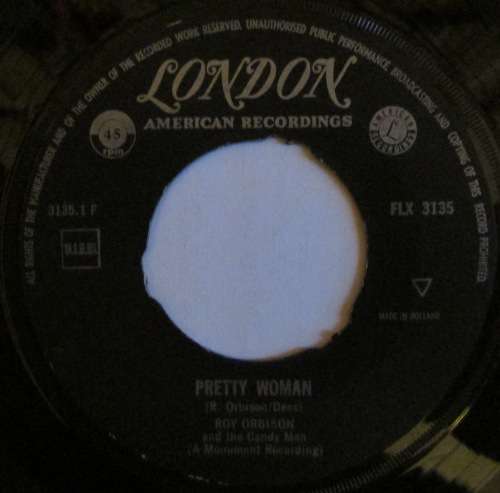 ROY ORBISON - PRETTY WOMAN / YO TE AMO MARIA (7 INCH SINGLE/VINYL)