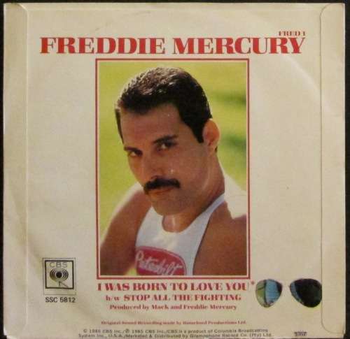 FREDDIE MERCURY - I WAS BORN TO LOVE YOU / STOP ALL THE FIGHTING (7 INCH SINGLE/VINYL)