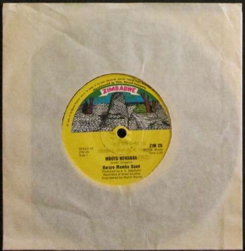 HARARE MAMBO BAND - MBUYA NEHANDA / TIPEIWO CHIMOTO (7 INCH SINGLE/VINYL)