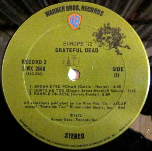THE GRATEFUL DEAD - EUROPE¿72 (TRIPLE LP/VINYL)