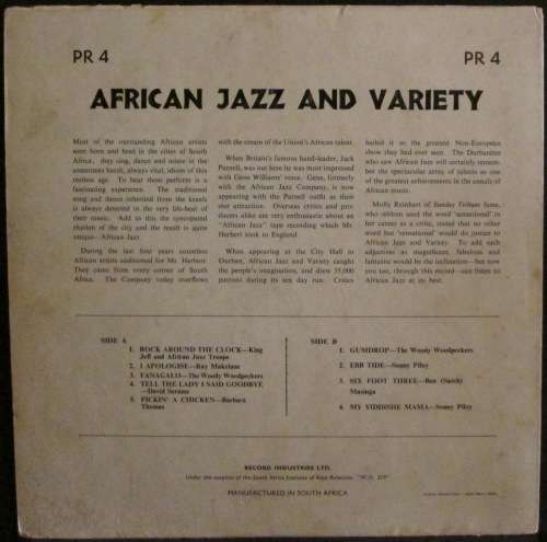 VARIOUS ARTISTS - ALFRED HERBERT¿S AFRICAN JAZZ AND VARIETY (10INCH LP/VINYL)