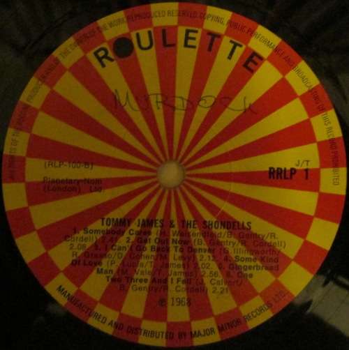 TOMMY JAMES & THE SHONDELLS - MONY MONY (LP/VINYL)