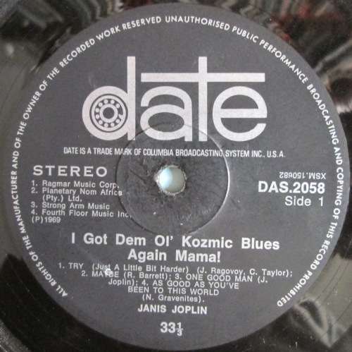 JANIS JOPLIN - I GOT DEM OL¿ KOZMIC BLUES AGAIN MAMA! (LP/VINYL)