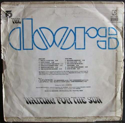 THE DOORS -WAITING FOR THE SUN (LP/VINYL)