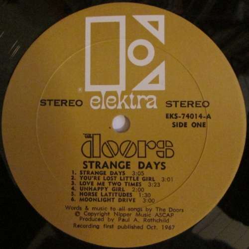 THE DOORS - STRANGE DAYS (LP/VINYL)
