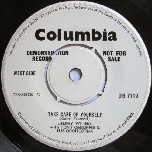 JIMMY YOUNG - MISS YOU / TAKE CARE OF YOURSELF (7 SINGLE/VINYL) *PROMO*