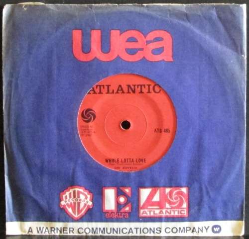 LED ZEPPELIN - WHOLE LOTTA LOVE / LIVING LOVING MAID (7 SINGLE/VINYL)