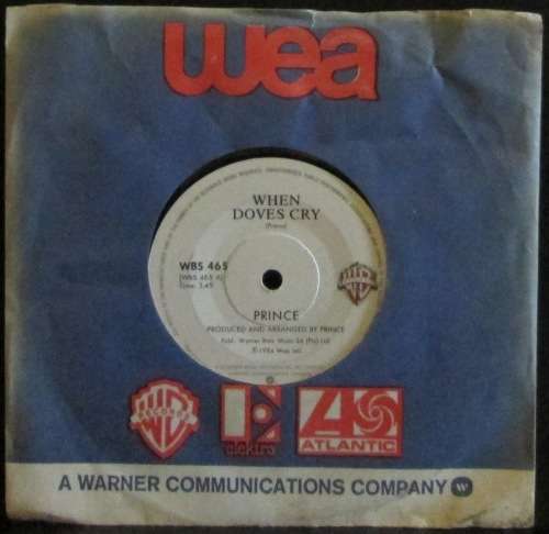 PRINCE - WHEN DOVES CRY / 17 DAYS (7 SINGLE/VINYL)