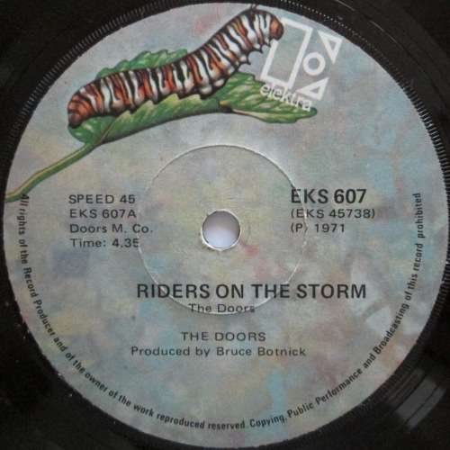 THE DOORS - RIDERS ON THE STORM / CHANGELING (7 SINGLE/VINYL)