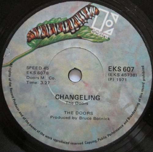 THE DOORS - RIDERS ON THE STORM / CHANGELING (7 SINGLE/VINYL)