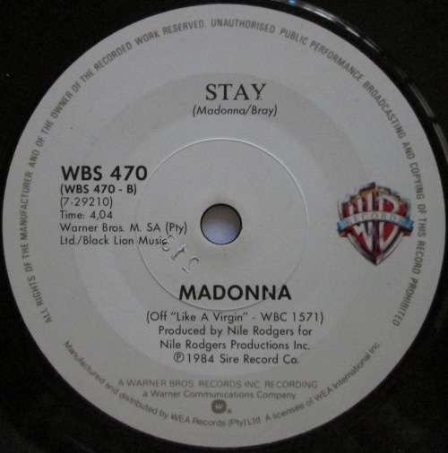 MADONNA - LIKE A VIRGIN / STAY (7 SINGLE/VINYL)