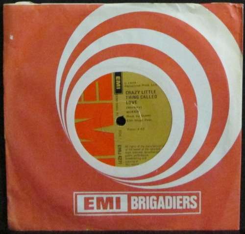 QUEEN - CRAZY LITTLE THING CALLED LOVE / WE WILL ROCK YOU (7 SINGLE/VINYL)