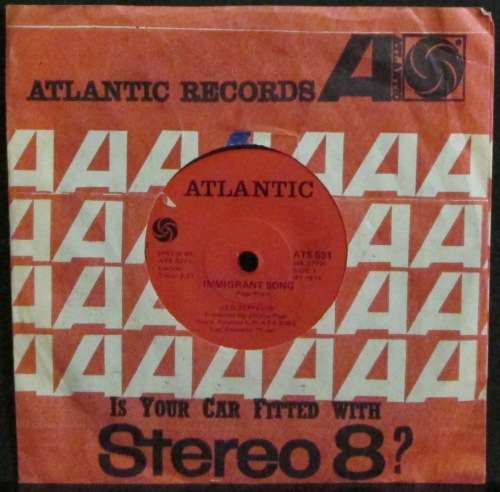 LED ZEPPELIN - IMMIGRANT SONG / HEY, HEY, WHAT CAN I DO  (7 SINGLE/VINYL)