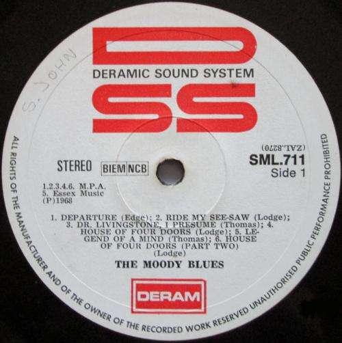 THE MOODY BLUES - IN SEARCH OF THE LOST CHORD (LP/VINYL)