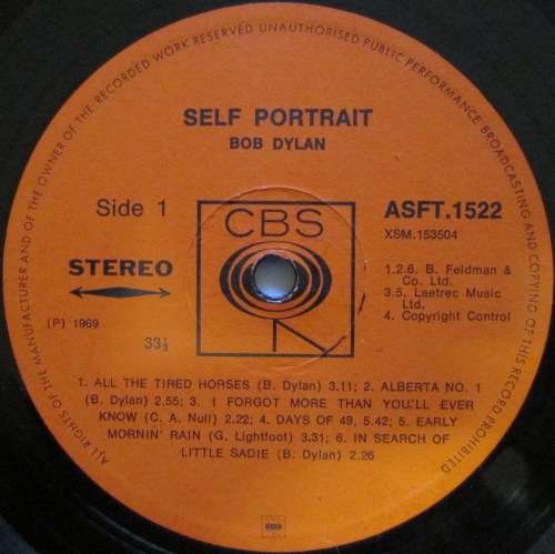 BOB DYLAN - SELF PORTRAIT (2xLP/VINYL)