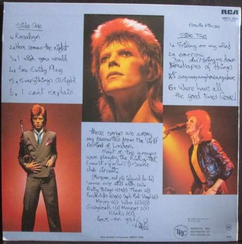 DAVID BOWIE - PIN UPS (LP/VINYL)