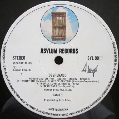 EAGLES - DESPERADO (LP/VINYL)