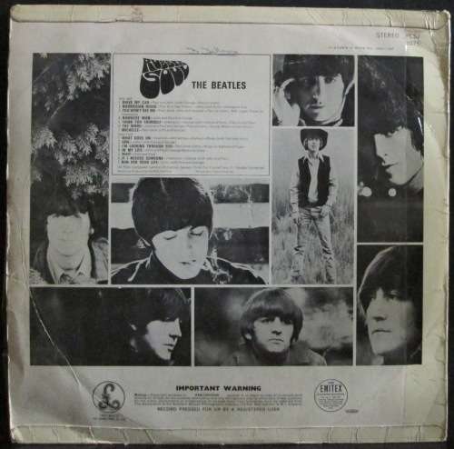 THE BEATLES - RUBBER SOUL (LP/VINYL)