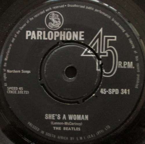 THE BEATLES- I FEEL FINE / SHES A WOMAN (7 SINGLE/VINYL)