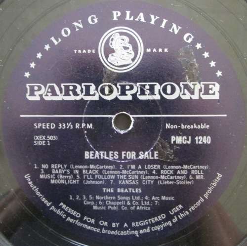 THE BEATLES - BEATLES FOR SALE (LP/VINYL)