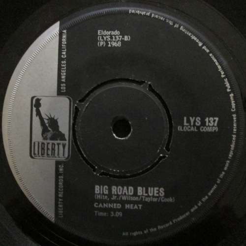 CANNED HEAT - HELP ME / BIG ROAD BLUES (7 SINGLE/VINYL)