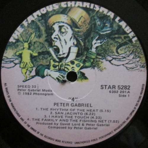 PETER GABRIEL - PETER GABRIEL 4 (LP/VINYL)