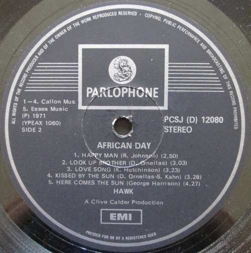 HAWK - AFRICAN DAY (LP/VINYL)
