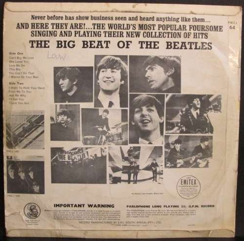 THE BEATLES - THE BIG BEAT OF THE BEATLES (LP/VINYL)