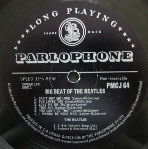 THE BEATLES - THE BIG BEAT OF THE BEATLES (LP/VINYL)