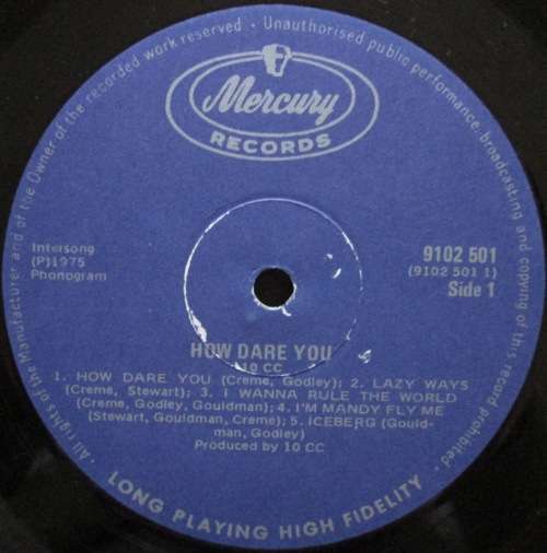 10cc - HOW DARE YOU! (LP/VINYL)